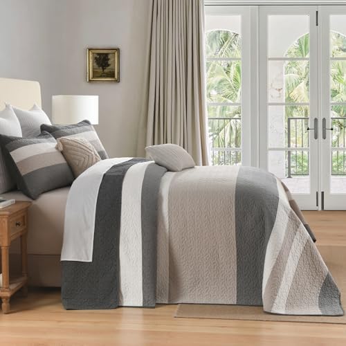120"x120" Oversized Bedspread - 100% Cotton, California King Extra