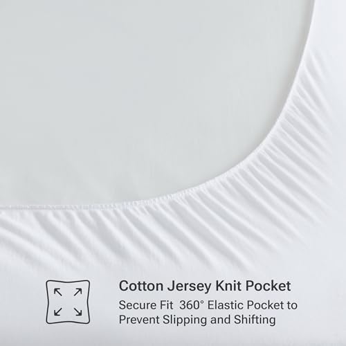 Sleep Philosophy Queen Size Mattress Pad, 100% Cotton Mattress