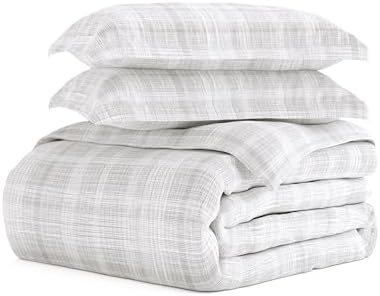 Merit Linens Patterned Soft Duvet Cover Bed Set - Modern Elegance