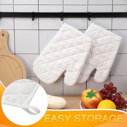 36 Pcs Christmas Oven Mitts Bulk for Craft Set Including 12 White Oven