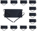 BOHARERS Waist Apron with 3 Pockets 12 Pack - Black Waitress Server
