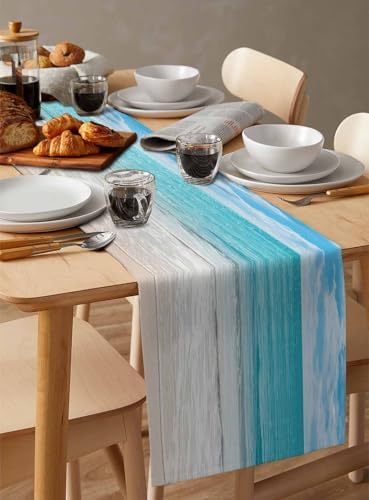 Summer Table Runners 90 Inches Long Tropical Ocean Beach Sea Water