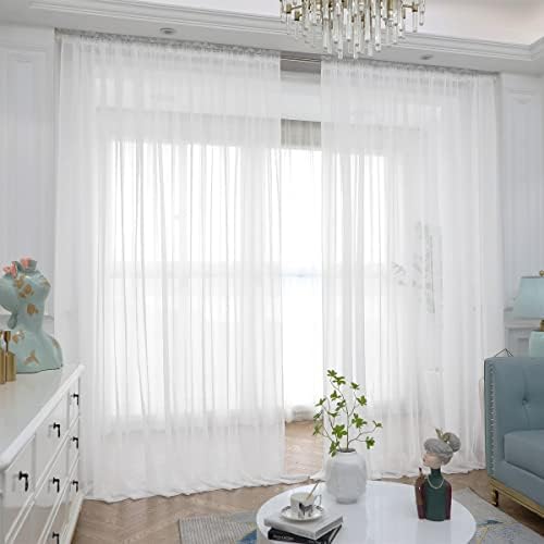Sheer Curtains Inches Long Window Sheer Curtain 2 Panels Sheer