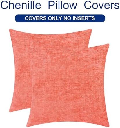 CaliTime Decorative Couch Throw Pillow Covers 20 X 20 Inches Living