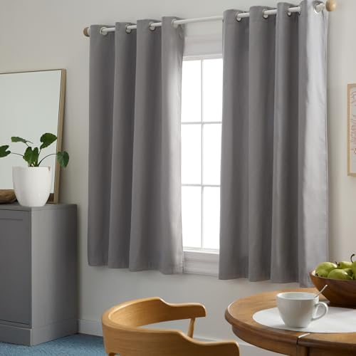 TOWN & COUNTRY BASICS Bertram Solid Linen Texture Indoor Curtains