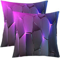 jejeloiu Geometric Throw Pillow Covers 18"x18" Set of 2 Honeycomb