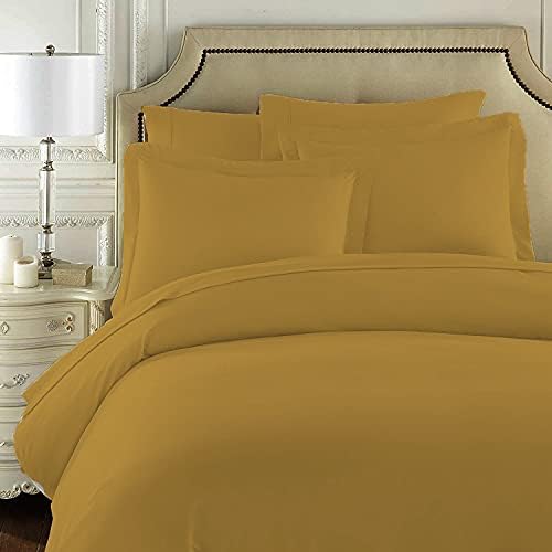 Duvet Cover Set 5PC 100% Cotton Duvet Cover,600 Thread Count Ultra