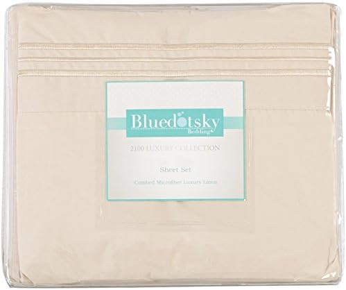 Microfiber Sheet Set - 4 Pc - Full, Cream/Beige