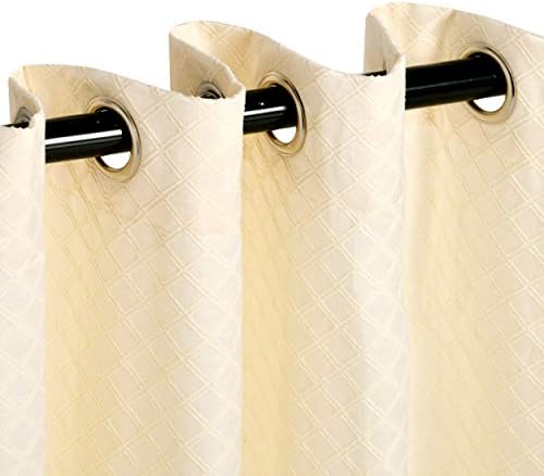 Superior Lattice Sheer Curtains, Window Accents, Perfect for Natural