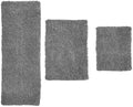 Luxury Ultra Soft Durable Machine Washable Bathroom Rugs Set 3 Piece