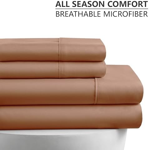 American Home Collection Queen Sheet Set - Ultra-Soft Microfiber