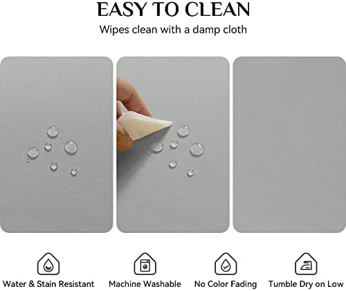 Softalker Square Tablecloth, Waterproof Table Cloths Wrinkle Free