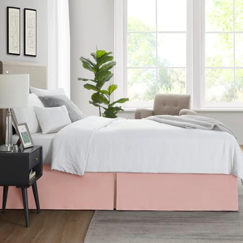 Nestl Taupe Bed Skirt Queen Size - Queen Bed Skirt 14 Inch Drop