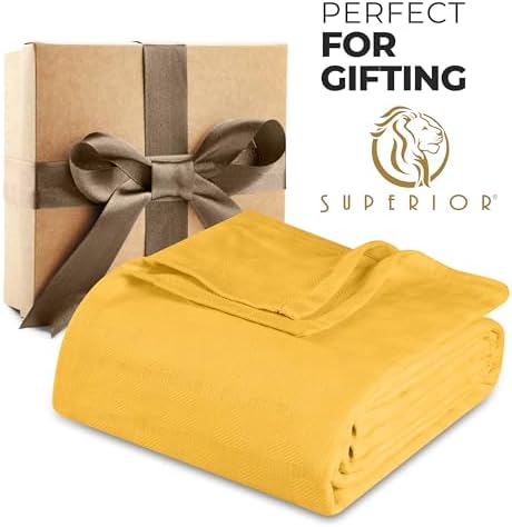 Superior Cotton Blanket Breathable All Season Comfy Bedding