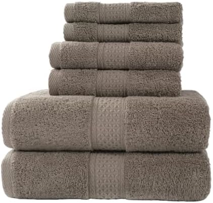 Bath Towels for Bathroom Set, 100% Cotton Ultra Soft Absorbent Quick