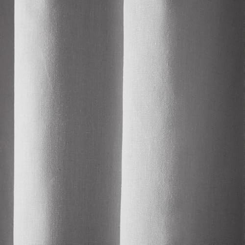 TOWN & COUNTRY BASICS Bertram Solid Linen Texture Indoor Curtains