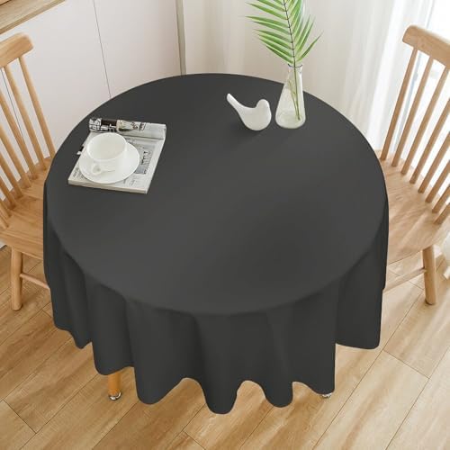 Modern Minimal Trendy Gray Tablecloth Washable Dinng Table Covers
