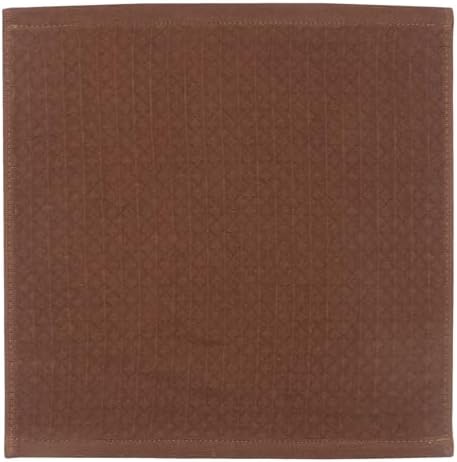 Cotton Dish Towels for Kitchen, Dish Rags 8 Pack,12”x 12”, Brown