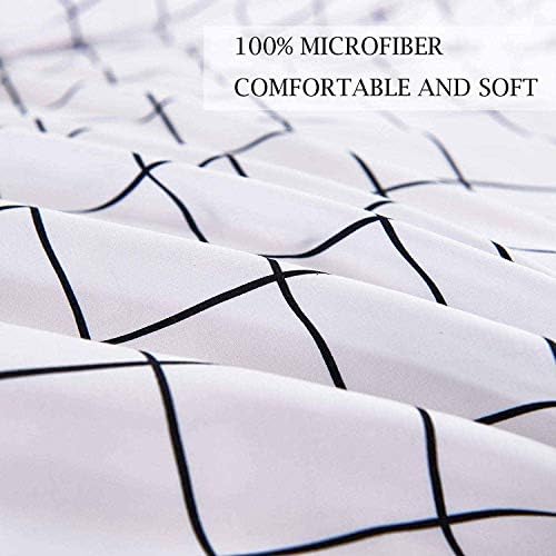 Nanko King Duvet Cover Set 3 pcs, 104x90 inch Geometric Cool