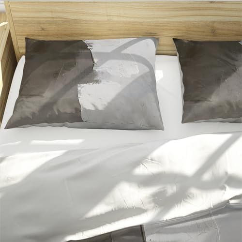 Abstract Duvet Cover 3 Pieces Set Minimalist Abstract Gray Comforter