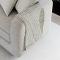 Addison Rugs ASB723 Taupe 50" x 70" Oversized Sherpa Throw Blanket