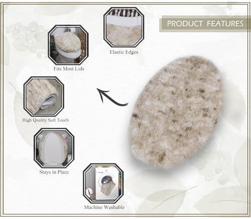 Home Weavers Elegance Bathroom Rugs Sets 4 Piece- Plush Bath Mat Set