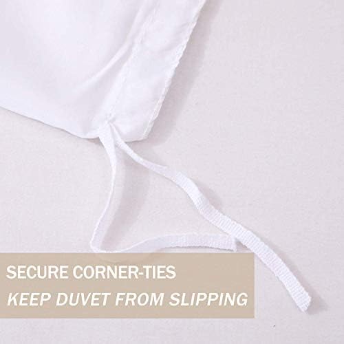 Zipper Closure Duvet Cover 600 Thread Count Egyptian Cotton 5-PCs