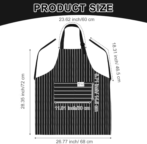 Janmercy 24 Pcs Aprons for Women Men