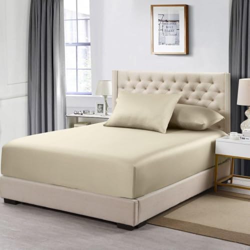 Percale Fitted Sheet, Extra Deep Pocket (22 Inches) Twin XL Size