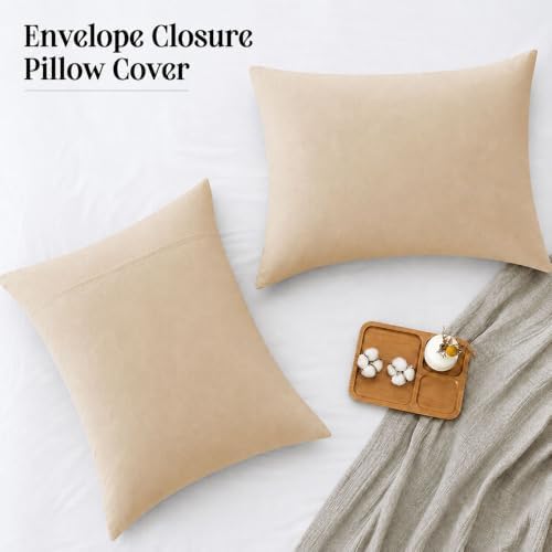 Beige Queen Duvet Cover Set, Zipper Closure, 2 Pillowcases