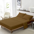 4-Piece Brushed Microfiber 1800 Thread Count Bedding Sheet Set- Queen