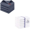 Homaxy 100% Cotton Waffle Weave Kitchen Dish Cloths, 12 x 12 Inches