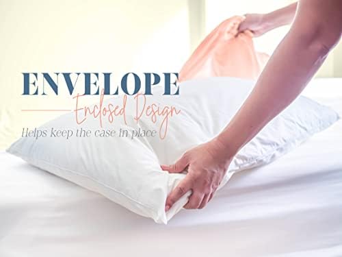 Elegant Comfort 6-PACK Solid Pillowcases 1500 Premium Hotel Quality
