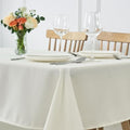 maxmill Weaved Texture Rectangle Tablecloth Water Resistant Wrinkle