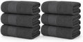 J&V TEXTILES Bath Towel Set Bundle, 100% Cotton, 27 x 52 Inches, Quick