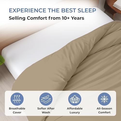 Kotton Culture 1 Pc Duvet Cover King Size-100% Egyptian Cotton 600