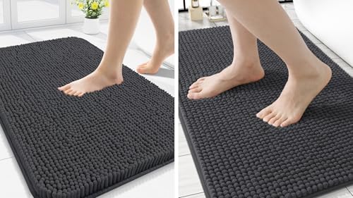 Arotive Luxury Chenille Bathroom Rugs Set, Ultra Soft and Absorbent