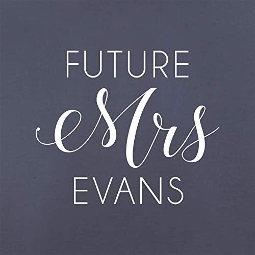 Future Mrs Evans - Unisex Adult Kitchen / BBQ Apron - Dark Grey - One