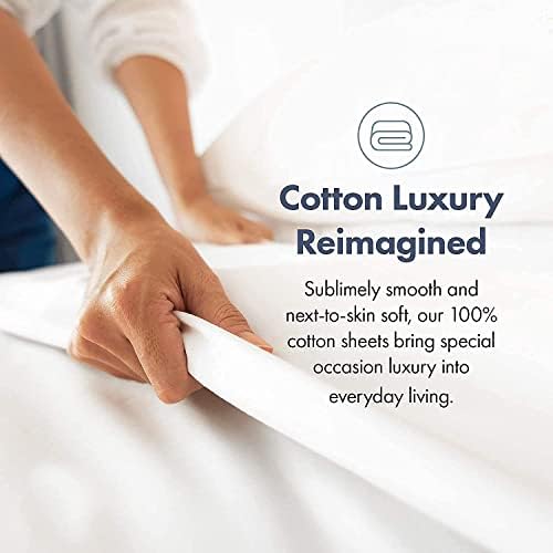 400 Thread Count 100% Egyptian Cotton Flat Sheet Super Soft Top Sheet