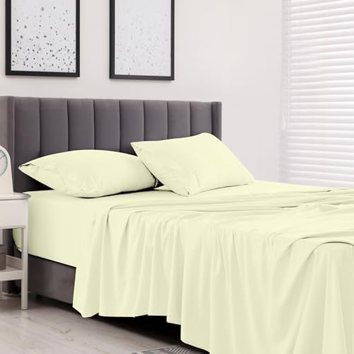 LUX Décor Full Sheet Set - 4 Piece Ultra-Soft Microfiber Bed Sheets