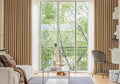 Beydodo Curtain Panels 96 inches Long, Dining Room Curtains Farmhouse