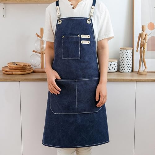 Canvas Chefs Apron With Adjust Fit For Chefs Bakers Experts Restaurant