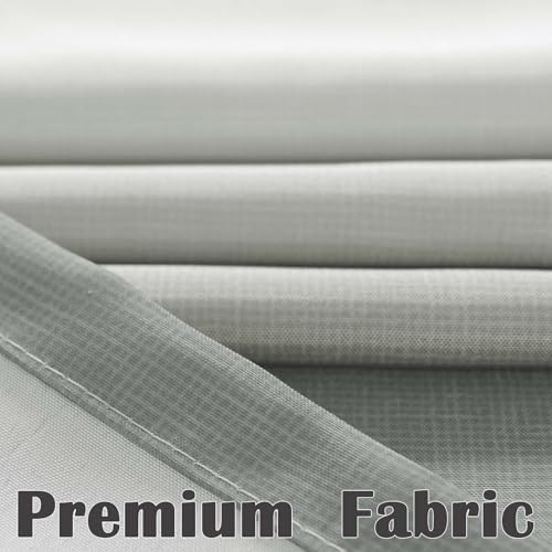 jinchan Ombre Cloudy Grey Shower Curtain for Bathroom 70x72 Inch 12