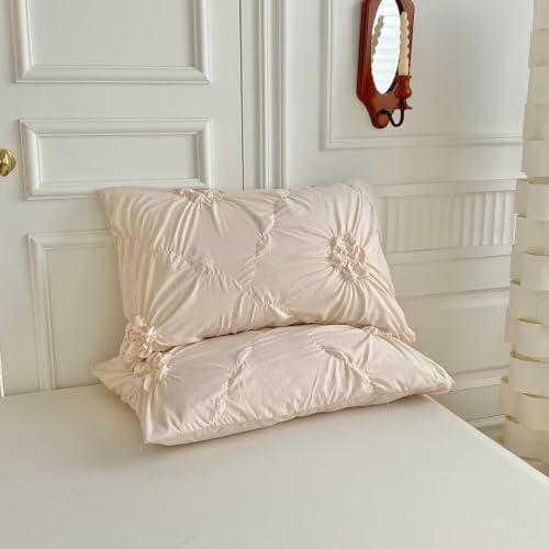 Boho Duvet Cover Set Full Size 3 Pieces Boho Farmhouse Beige Comforter