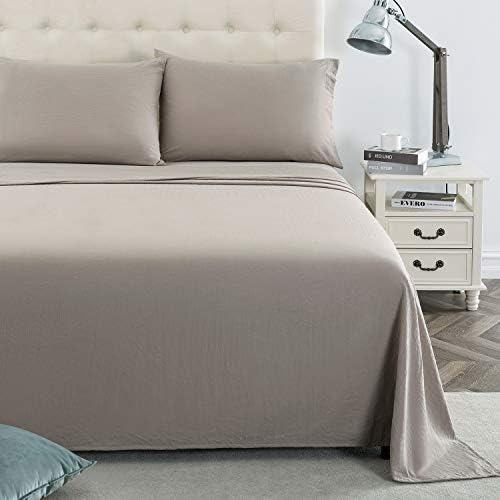 Lanest Housing Full Sheet Set, 2400 Thread Count Soft Deep Pocket