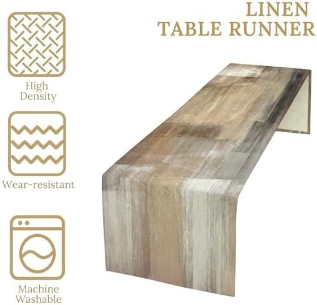 Taupe Tan Grey Brown Beige Abstract Art Contemporary Table