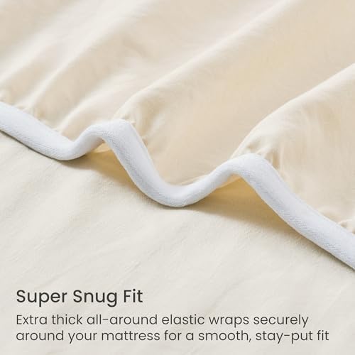 GOKOTTA 4 Piece Full Size Sheet Set - Soft, Breathable & Cozy - Light