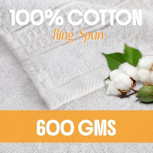 Threads+ 60-Pack 100% Cotton Hand Towels – Super Soft & Absorbent