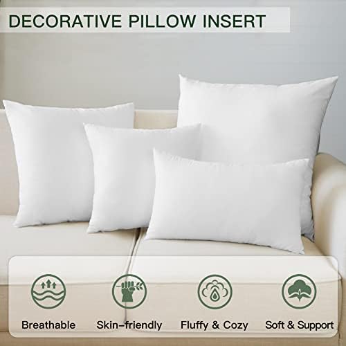 OTOSTAR Throw Pillow Insert, 12 x 20 Cushion Inner Soft Fluffy Plump