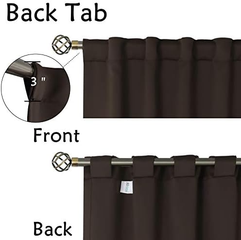 BGment Blackout Curtains for Bedroom, 2 Window Panels, 52 x 72 inch